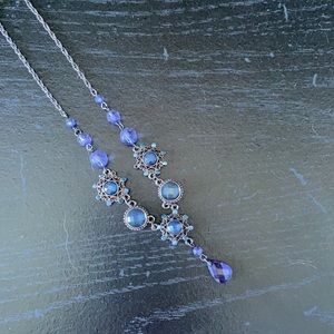 Blue 1928 brand necklace
